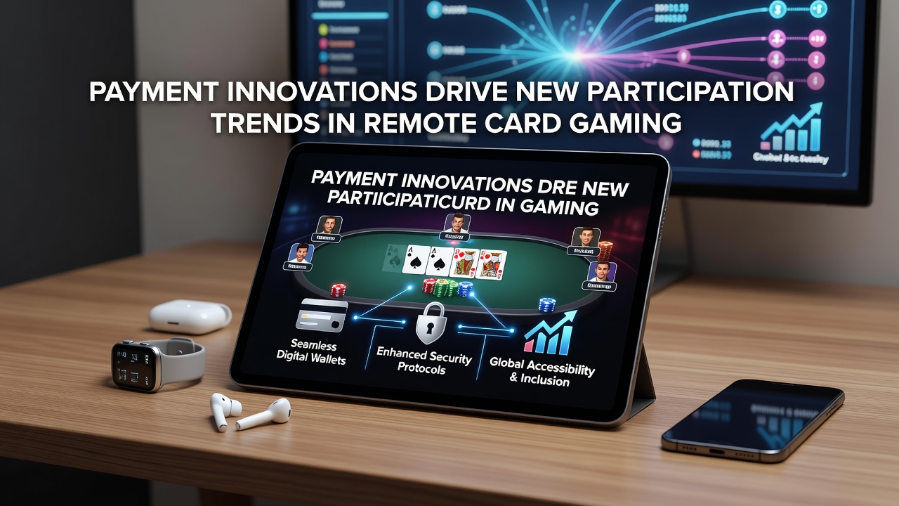 Secure transaction flow showing multiple payment methods integrated into a remote card gaming dashboard